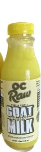 16oz OC Raw Pure & Simple YELLOW Goat Milk - Supplements